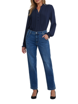 NYDJ Brooke Loose Straight Jeans, Opera Blue, Opera Blue