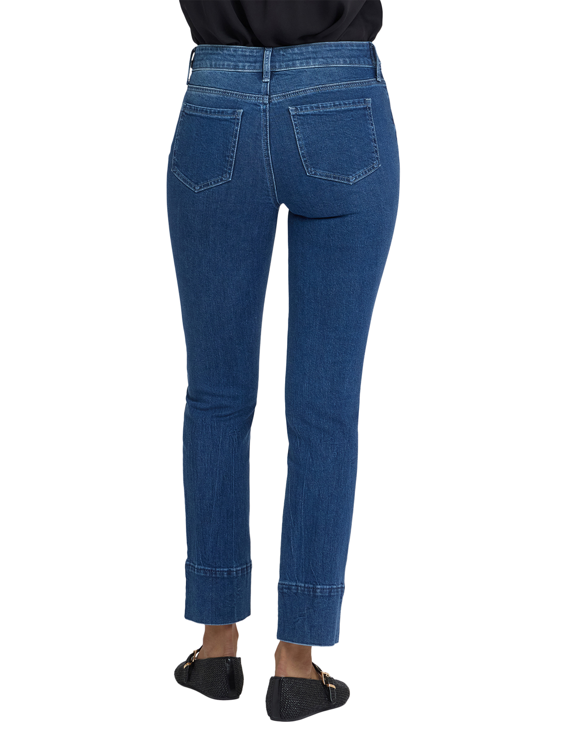 Product image 2 of 5, which shows NYDJ Sheri Slim Jeans, Cool Marine, 4
