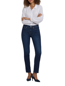 NYDJ Sheri Sequins Slim Jeans, Indigo Seine, Indigo Seine