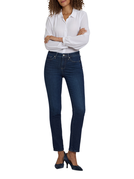 NYDJ Sheri Sequins Slim Jeans, Indigo Seine, Indigo Seine