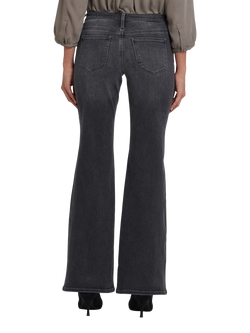 NYDJ Ava Strecth Cotton Blend Flared Denim Jeans - view 2, Gloomy Marais