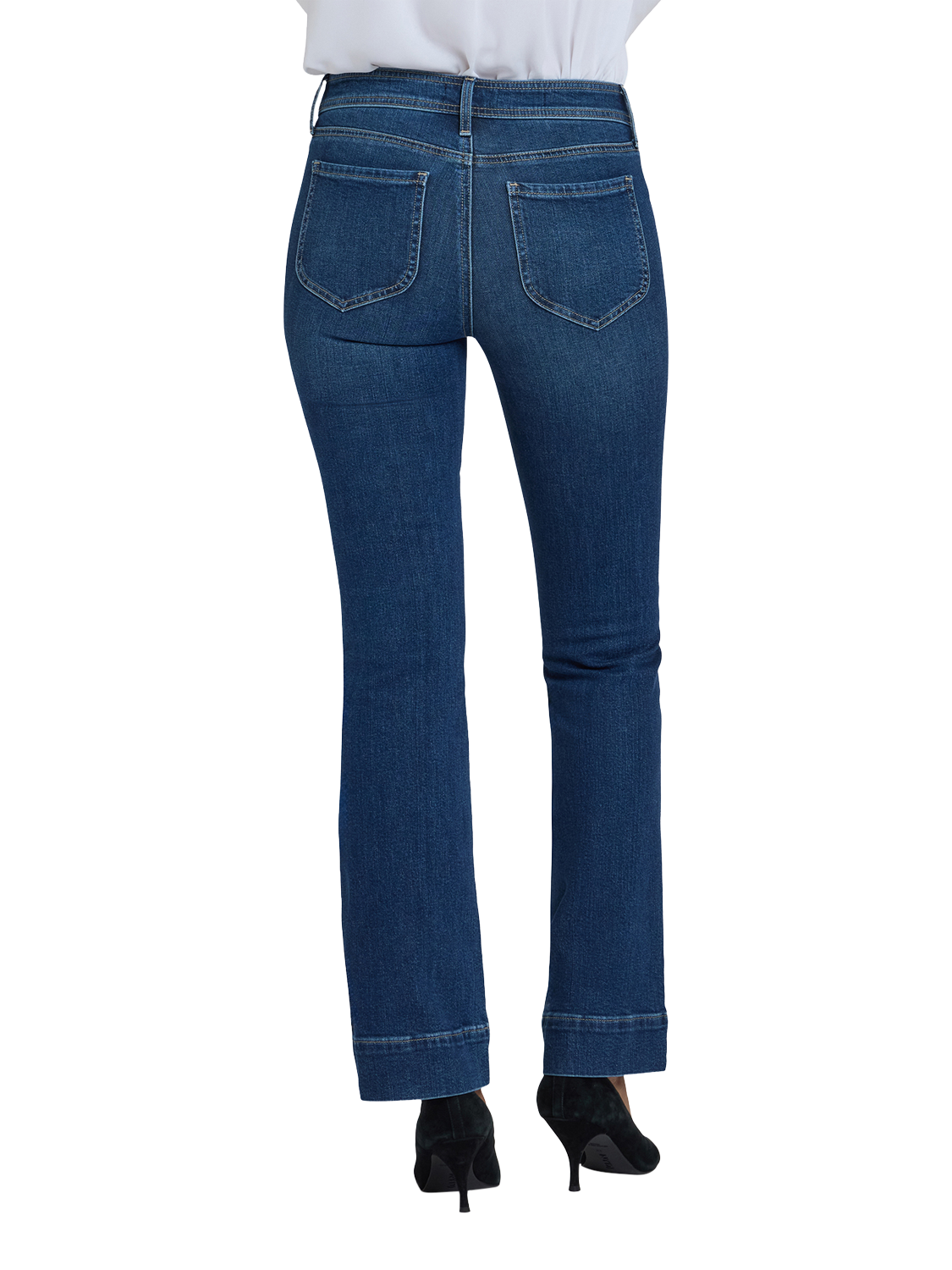 Product image 2 of 4, which shows NYDJ Barbara Bootcut Jeans, Dark Loire, 4
