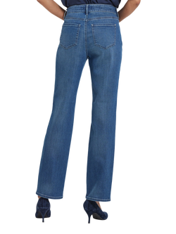NYDJ Tall Marilyn Straight High Rise Jeans - view 2, Lake Notre-dame