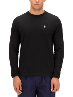 LUKE 1977 Johnys Cotton Long Sleeve Crew Neck T-Shirt, Pack of 3 - view 2, Black/White/Concrete