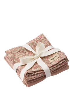 WHEAT Baby Kaya Cotton Muslin Cloth, Pack of 2, Rose Dust, Rose Dust