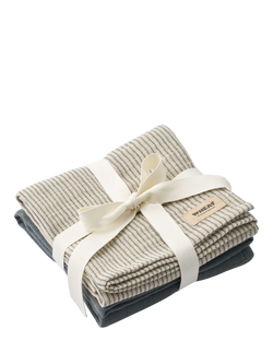 WHEAT Baby Kaya Cotton Muslin Cloth, Pack of 2, Stormy Weather, Stormy Weather