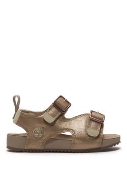 Timberland Kids' Castle Island Open Toe Sandals, Lt Pink Metallic, Lt Pink Metallic