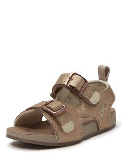 Timberland Kids' Castle Island Open Toe Sandals, Lt Pink Metallic - view 2, Lt Pink Metallic