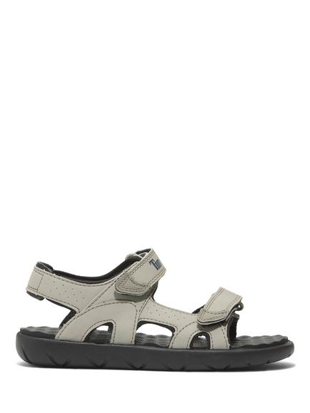 Timberland Kids' Perkins Row Synthetic Open Toe Cut Out Sandals, Light Taupe, Light Taupe