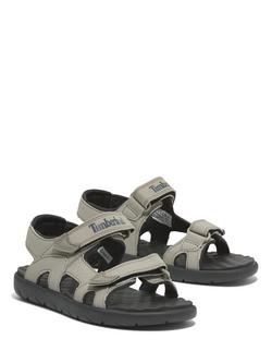 Timberland Kids' Perkins Row Synthetic Open Toe Cut Out Sandals, Light Taupe - view 2, Light Taupe