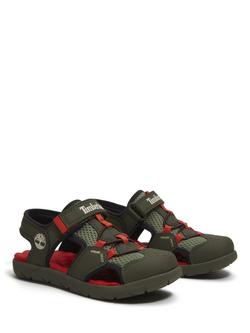 Timberland Kids' Perkins Row Footbed Sandals, Green - view 2, Green
