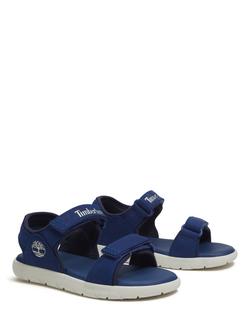 Timberland Kids' Perkins Row Synthetic Open Toe Sandals, Blue - view 2, Blue