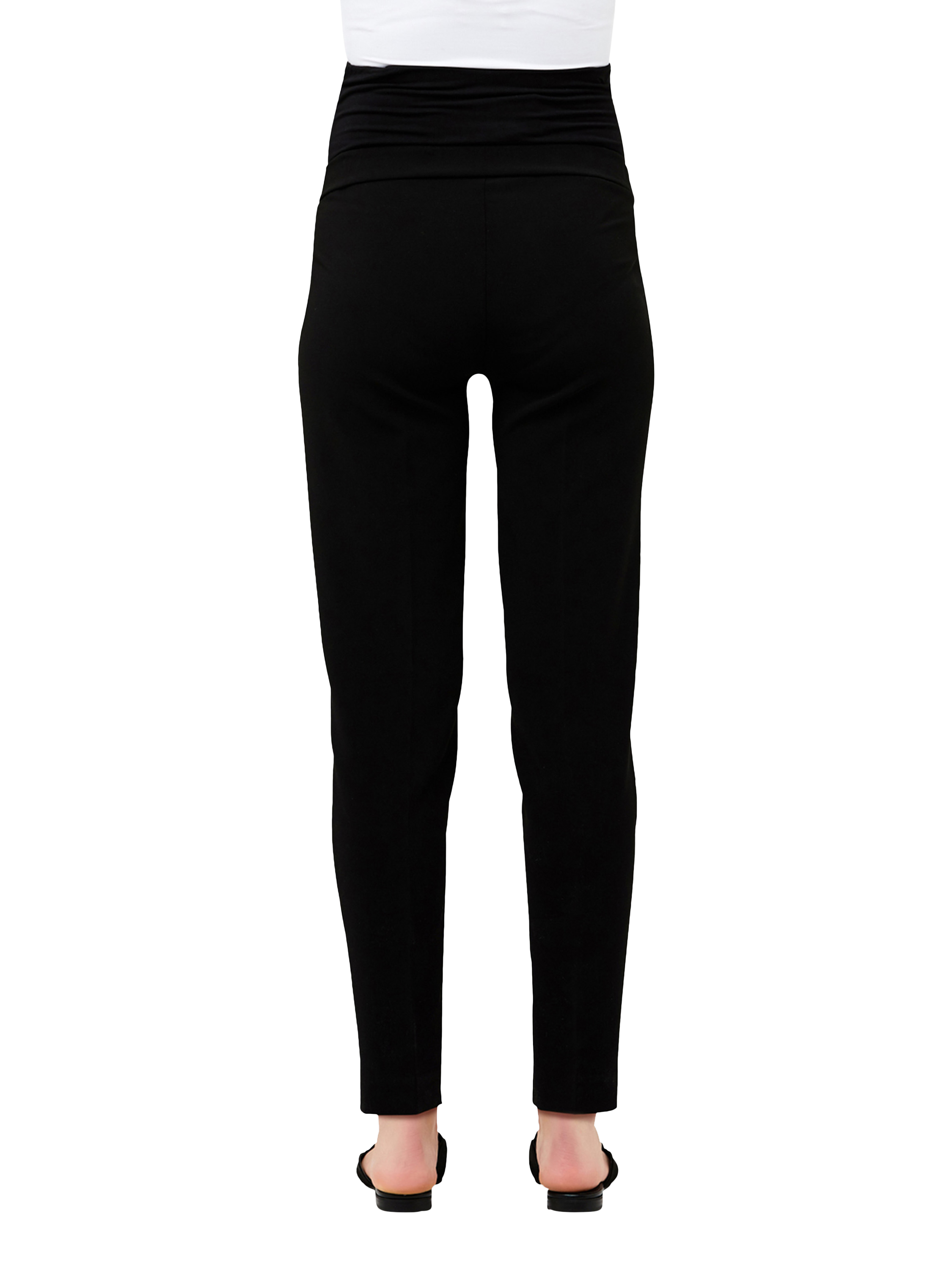 Product image 4 of 4, which shows Ripe Alexa Classic Maternity Trousers, Black, XS