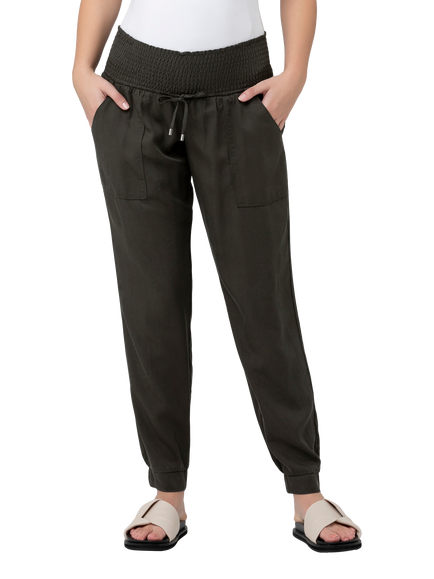 Ripe Off Duty Maternity Trousers, Olive, Olive