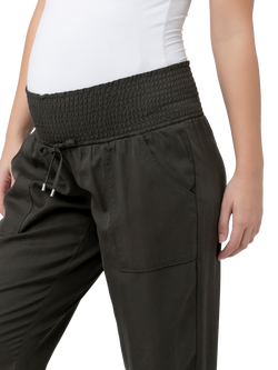 Ripe Off Duty Maternity Trousers, Olive - view 2, Olive