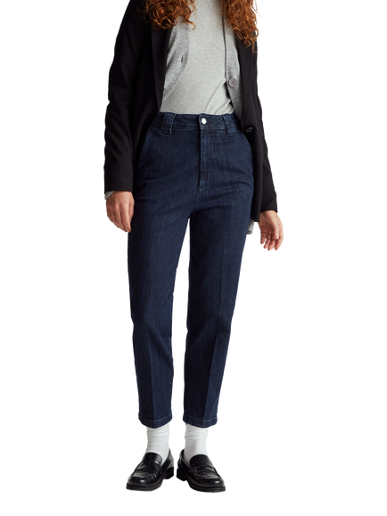 Benetton Slim Fit Chino Trousers, Blue, Blue