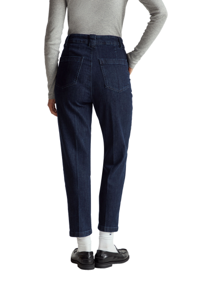 Benetton Slim Fit Chino Trousers, Blue - view 2, Blue