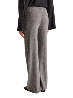 Benetton Wide Leg Knitted Trousers - view 2, Grey