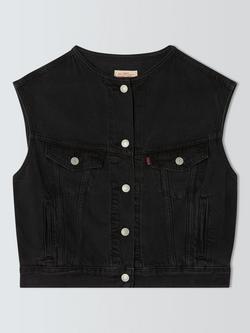 Levi's Collarless 90's Denim Waistcoat, None Your Business, None Your Business