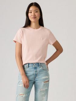 Levi's Favourite Crew Neck T-Shirt, Crystal Pink, Crystal Pink