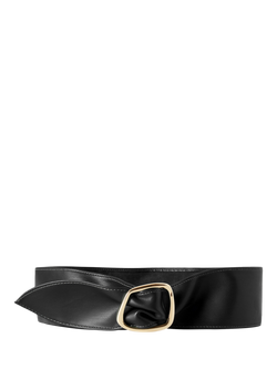 Benetton High Waist Belt, Black - view 2, Black