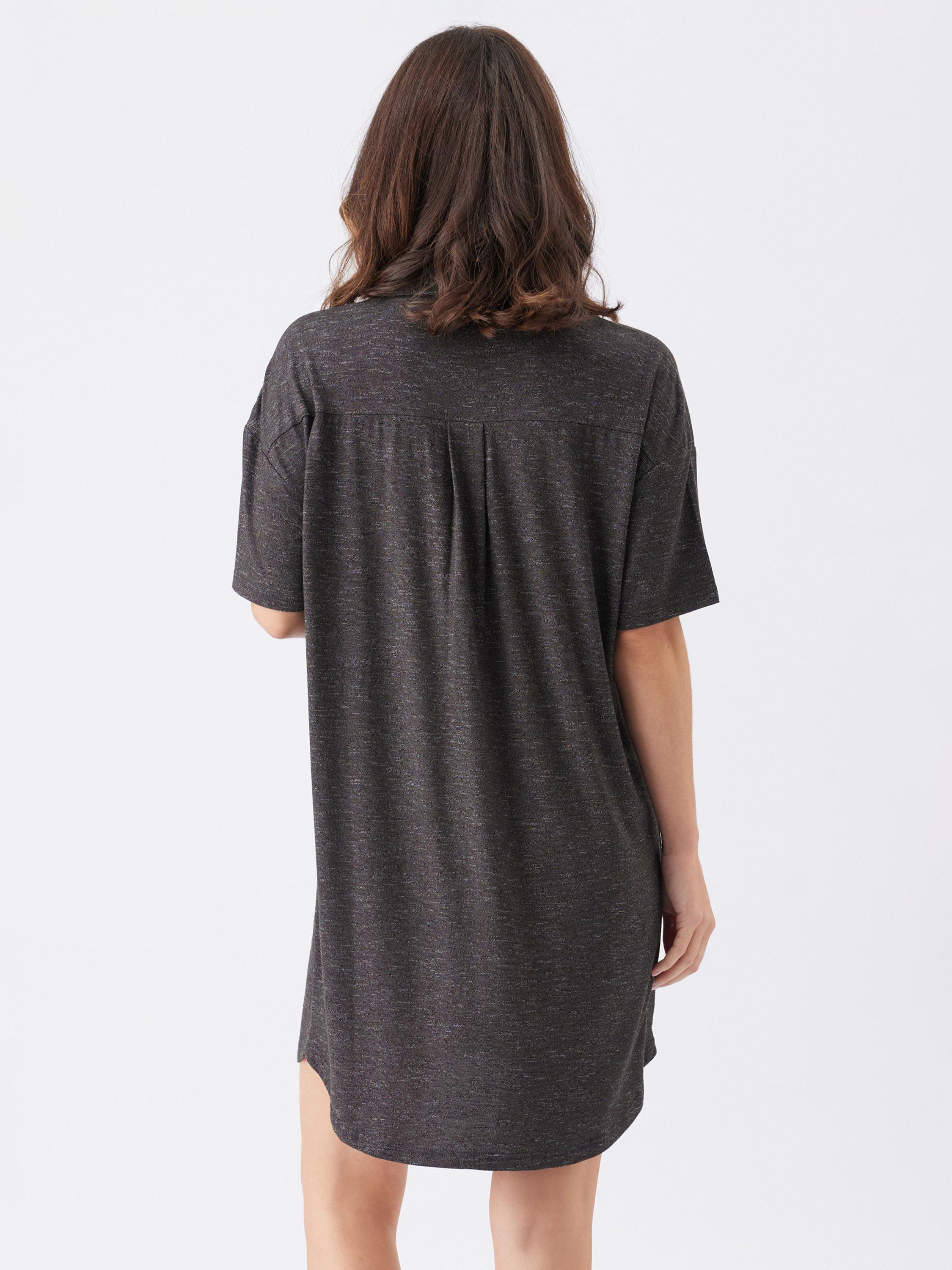 Product image 7 of 7, which shows Ripe Dreamy Maternity & Nursing Nightdress, Granite, XS