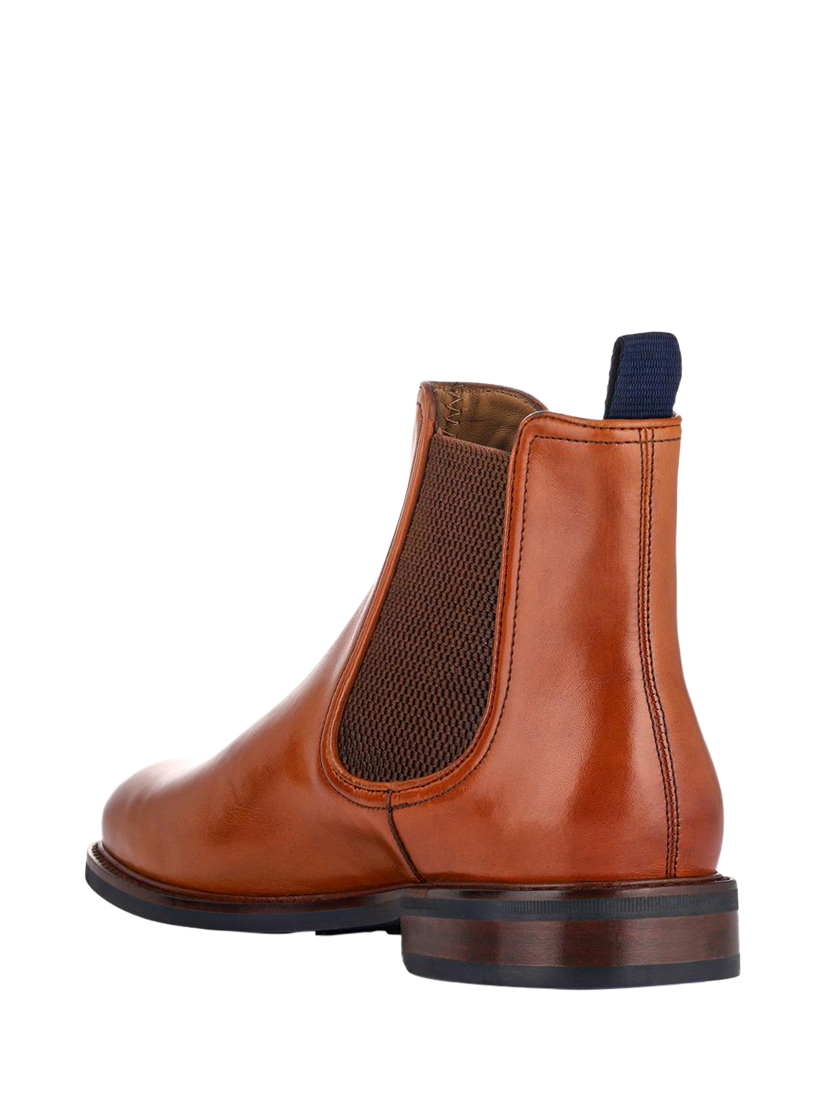 Product image 4 of 6, which shows Jones Bootmaker Eastbourne Leather Chelsea Boots, Tan, 6