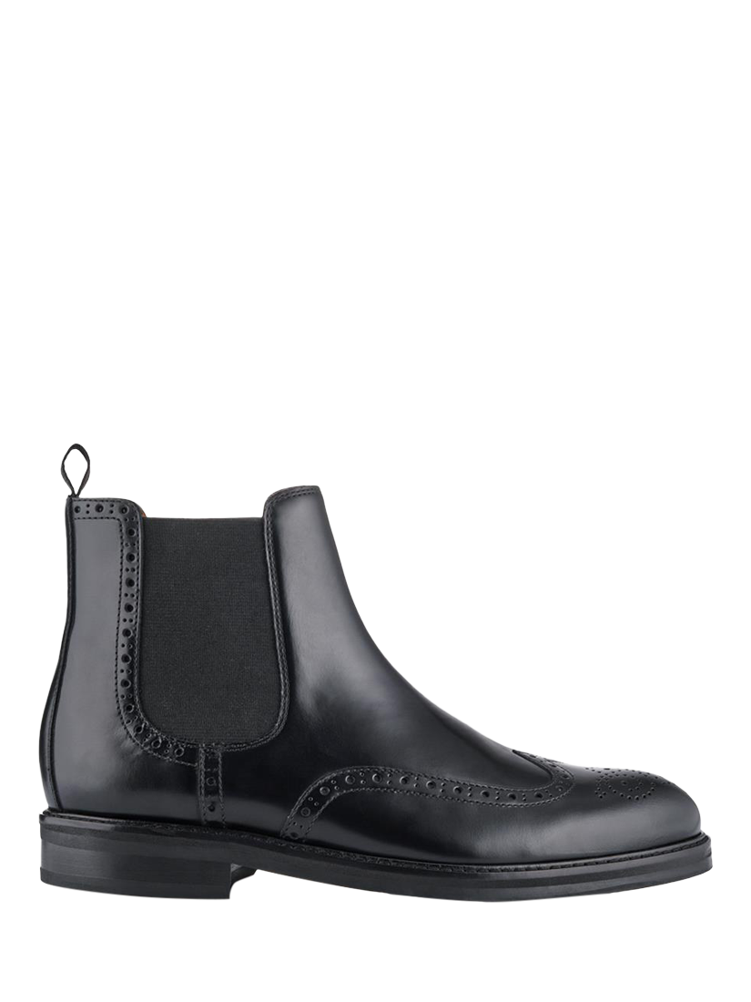 Product image 1 of 5, which shows Jones Bootmaker Fieldstone Leather Chelsea Boots, Black, 13