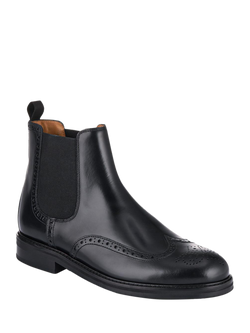 Jones Bootmaker Fieldstone Leather Chelsea Boots - view 2, Black