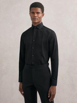 Reiss Marcel Cotton Shirt, Black, Black