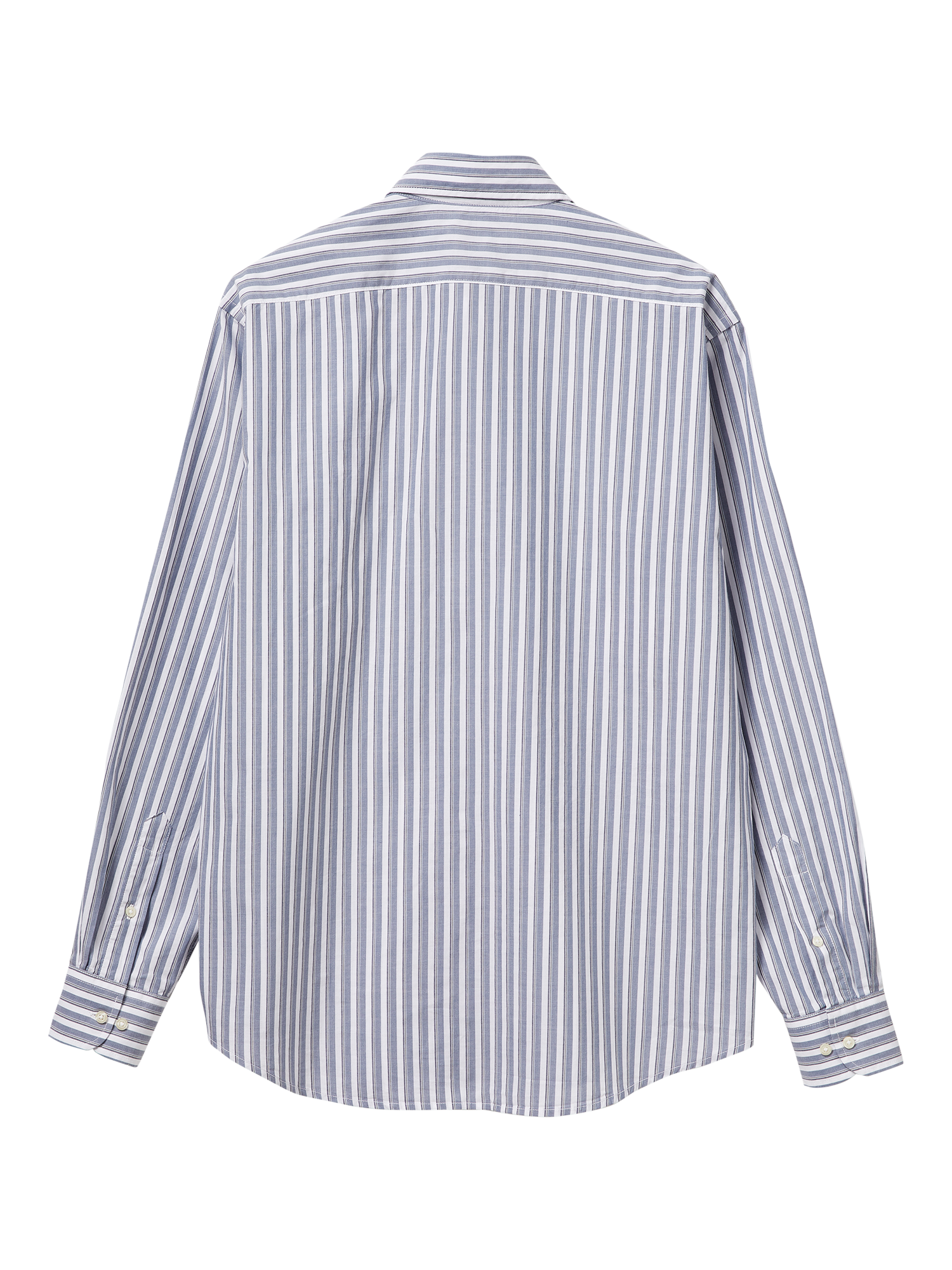 Product image 2 of 2, which shows Benetton Cotton Regular Fit Stripe Shirt, White, M