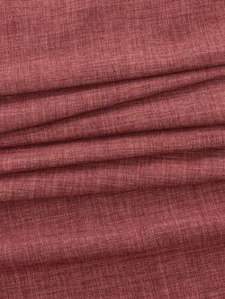 John Lewis Textured Weave Pair Blackout Lined Eyelet Curtains - view 2, Pink Clay