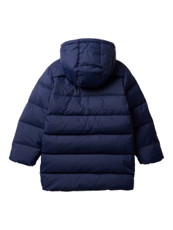 Benetton Kids' Puffer Jacket, Blue - view 2, Blue