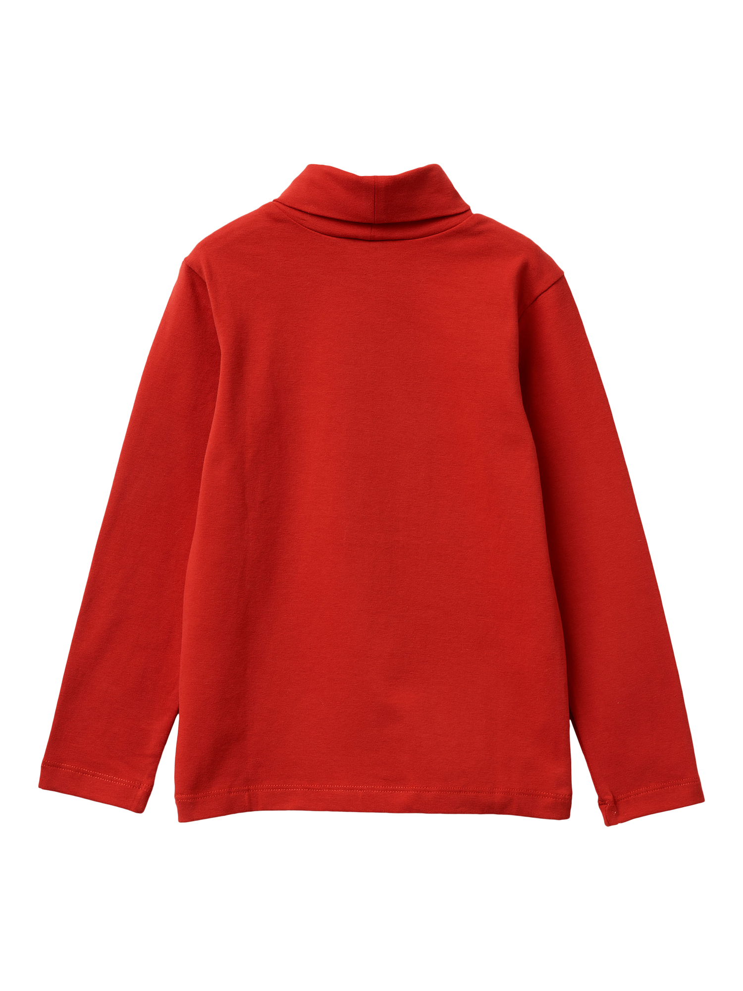 Product image 2 of 3, which shows Benetton Kids' Turtleneck Top, Red, 18-24 months