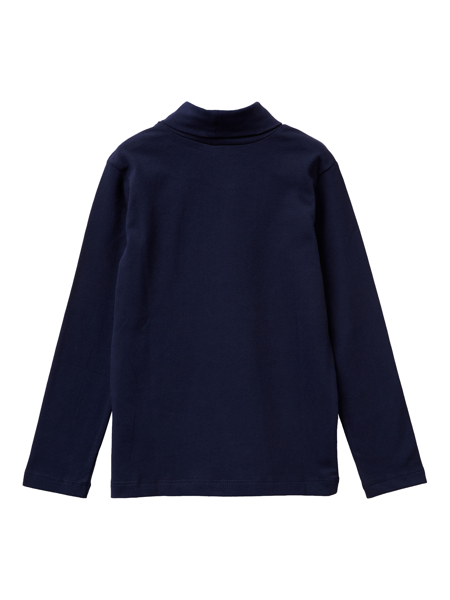Product image 2 of 3, which shows Benetton Kids' Turtleneck Top, Blue, 18-24 months