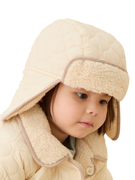 MORI Kids' Borg Hat, Milk - view 2, Milk