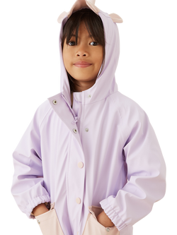 MORI Kids' Unicorn Raincoat, Purple - view 2, Purple