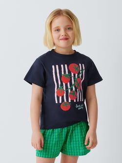 John Lewis Kids' Oversized Graphic Fruit T-Shirts, Pack of 3, Multi - view 2, Multi