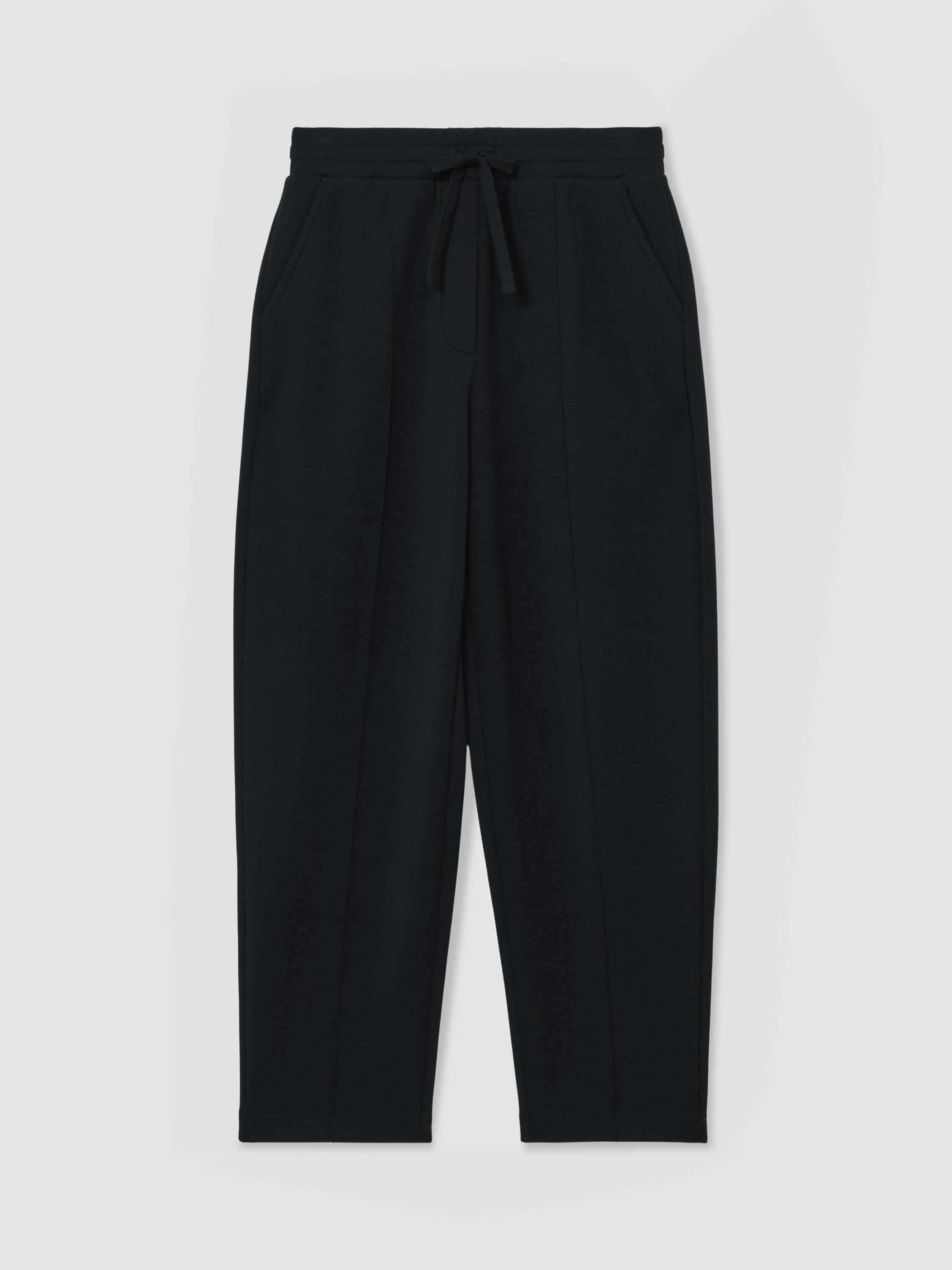 Product image 3 of 5, which shows Reiss Janie Tapered Joggers, Black, L