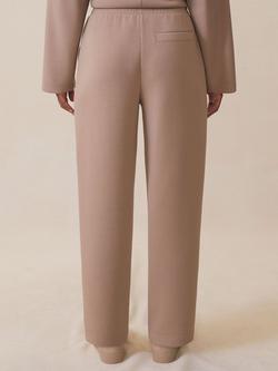Reiss Janie Tapered Joggers - view 2, Taupe Neutral