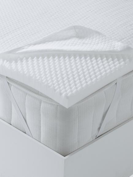 John Lewis Specialist Support 5-Zone Aurora® Foam Mattress Topper - view 2, White