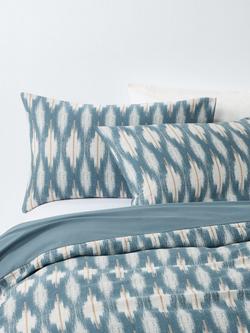 John Lewis Alta Duvet Cover Set, Blue