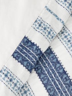 John Lewis Barfield Duvet Cover Set - view 2, Blue