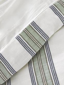 John Lewis Falmouth Duvet Cover Set - view 2, Green