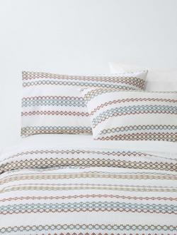 John Lewis Grasmere Jacquard Duvet Cover Set, Multi