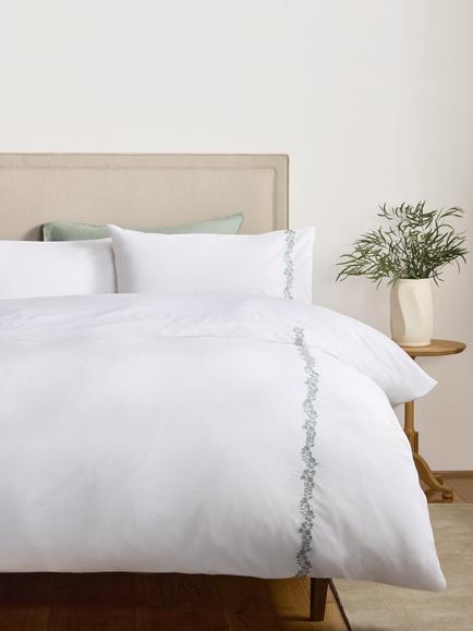 John Lewis Iris Duvet Cover Set - view 2, Green