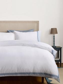 John Lewis Kingham Duvet Cover Set - view 2, Blue