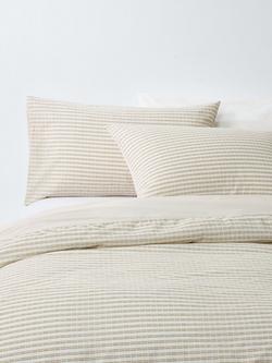 John Lewis Lowestoft Duvet Cover Set, Bronze