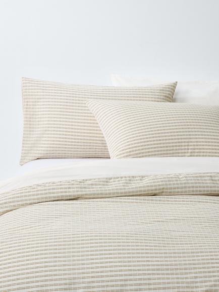John Lewis Lowestoft Duvet Cover Set, Bronze