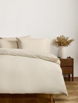 John Lewis Lowestoft Duvet Cover Set - view 2, Bronze